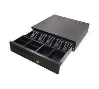 T2 Supermercato Negozio al dettaglio Ristorante Registratore di cassa da tavolo con stampante for ricevute 58 mm Per la vendita al dettaglio(405B Cash Box)