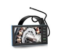 T23 7 inch Dual-Lens Industrial Borescope with 8pcs Light 15m 7.9mm HD 1080P Endoscope IP67 Waterpro