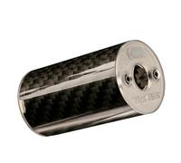 T238-NANO Unité Traceur Airsoft, Mini Traceur en Fibre de Carbone avec Interface de Filetage 14 mm CCW, Adaptateur 14 mm CCW à 11 mm CW, Port de Charge de Type C(Noir)