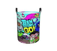 t240 Teen Titans Go Laundry Basket, Waterproof Laundry Hamper, Lightweight Storage Basket kill240