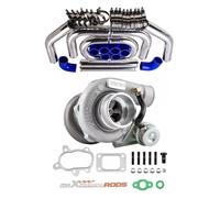 T25 T28 Universale Turbo Turbocompressore Kit & Kit tubi flessibili for tubi