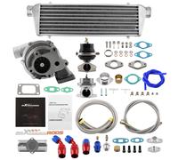 T3 T04E Universale Turbo kit Turbocompresseur Wastegate Intercooler Type-S BOV