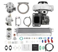 T3 T04E Universale Turbo kit Turbocompresseur Wastegate Intercooler Type-S BOV
