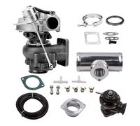 Internal Wastegate T3 T04E V-band Turbo Turbocompressore + Blow Off Valve BOV