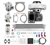 Turbina T3 T4 T04E Turbocompresseur Universal Intercooler + BOV+35/38 Wastegate