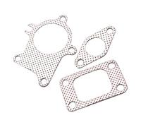 T3/T4 Turbo 5 Bolt Turbocompressore Downpipe Kit combinato guarnizione per universale