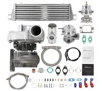 T3 T4 Turbocompressore Universal Kit Wastegate Intercooler Turbine Wheel BOV NEW