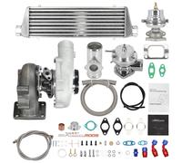 T3 T4 Turbocompressore Universal Kit Wastegate Intercooler Turbine Wheel BOV NEW