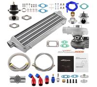 T3 T4 Turbocompressore Universal Kit Wastegate Intercooler Turbine Wheel BOV NEW