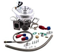 T3 TO4E T04E V-banda 420 CHP Turbocharger 0,63 di linea di uscita 'olio AR Compatibile con varie applicazioni(Turbo x oil line)