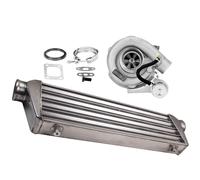 T3 Turbocompressore T3T4 T04E Turbo + 21"x 7"x 2.5" Intercooler Universal