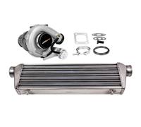 T3 Turbocompressore T3T4 T04E Turbo + 21"x 7"x 2.5" Intercooler Universal