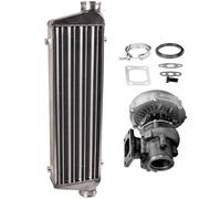 T3 Turbocompressore T3T4 T04E Turbo + 21"x 7"x 2.5" Intercooler Universal