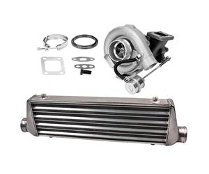 T3 Turbocompressore T3T4 T04E Turbo + 21"x 7"x 2.5" Intercooler Universal