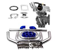 T3 Universale Turbo Oil Cooled Turbocharger + 2.5" Piping Pipe Kit