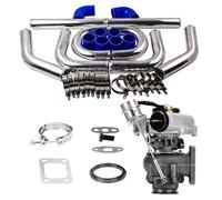 T3 Universale Turbo Oil Cooled Turbocharger + 2.5" Piping Pipe Kit