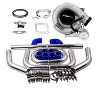 T3 Universale Turbo Oil Cooled Turbocharger + 2.5" Piping Pipe Kit