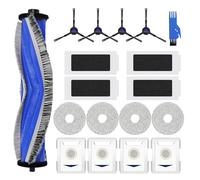 T30 Accessori di Ricambio Compatibili con ECOVACS DEEBOT T30 PRO OMNI/T30 OMNI Robot Aspirapolvere, 1 Spazzola Principale, 4 Filtri, 4 Spazzole Laterali, 4 Panni Mop, 4 Sacchetti Antipolvere