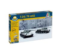 T34/76 M42 Tank 1:72 Plastic Model Kit ITALERI