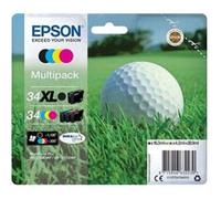 Epson Cartucce d'inchiostro Multipack 34 Pallina Nero XL + CMY C13T34794020