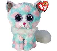 T37288 TY - Beanie Boos - 28 cm - OPAL gatto azzurro e bianco