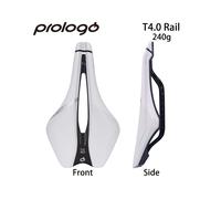 (T4.0 Rail White 1 pezzo) Sella corta per bicicletta Prologo Dimension 143 per bici da strada, MTB,
