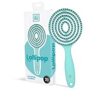 T4B ILU LOLLIPOP Candy Spazzola districante per capelli asciutti e bagnati, in setole vegane durevoli, flessibile ed elastico, regalo da donna (blu oceanico)