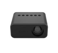 T500 1920X1080P Mini proiettore LED Smart HD portatile da 80 lumen (nero) Senza telecomando e adattatore compatibili: senza telecomando compatibile