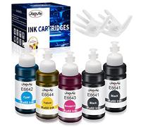 T664 Inchiostro Compatibile per Epson EcoTank 664 T664 T6641 Multipack | Compatibile per ET-2500 ET-2550 ET-2600 ET-2650 ET-3600 L300 L100 L110 L111 L120 L130 L350 L355 L360 L361 L365 L375, 5 Pack