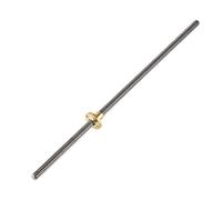 T8 - Asta filettata in acciaio inox, 8 mm, asta con dado a vite in ottone per stampante 3D (330 mm)