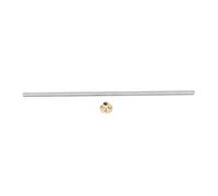 T8 Lead Screw 300mm | Stainless Steel Threaded Rod with Brass Nut | Low Friction & High Accuracy for 3D Printers/CNC Machines/Robotics | 5 Sets Industrial Automation