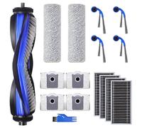 T80 Kit Accessori Ricambi Compatibile con ECOVACS DEEBOT T80 OMNI Robot Aspirapolvere, 1 Spazzola Principale, 4 Filtri, 4 Spazzole Laterali, 2 Panni Roller, 4 Sacchetti Antibatteric