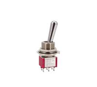 T80-T Z1 Interruttore a levetta con maniglia lunga grande 12 mm Montaggio a pannello 5 A/125 V CA(T8012 ON-OFF-ON)