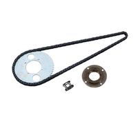 T8F 54T 54MM Pignone a 4 bulloni, Adattatore per Trasmissione a Catena e Ruota Libera per Bici da Cross, Pocket Pit, Dirt Bike(T8F-54T-Set)