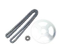 T8F Kit Catena per Pignone Anteriore e Posteriore Set Combinato Catena per Pignone di Trasmissione Ad Alta Resistenza Set Pignone per Catena T8F Set Catena per Ingranaggi per