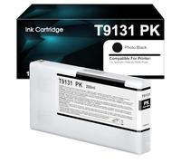 T9131 Cartuccia d'inchiostro Nero fotografico per Epson T9131 Cartucce d'inchiostro PK C11CF66001A Sostituzione per Epson SureColor SC-P5000(1 x Nero Foto)