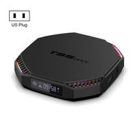 T95 Plus RK3566 Dual WiFi Bluetooth Smart TV Set Top Box, 8 GB+128 GB (Plug US)