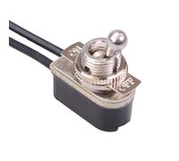 TA-02A-A Interruttore Toggle Precablaggiato 12mm On-Off SPST 3A 250VAC