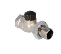 TA Heimeier, Parte inferiore valvola per miscelatore termostatico, forma Standard, bronzo nichelato, 1", 2202-04.000