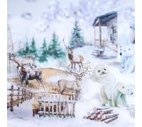 Ta Merry Adesivi Scrapbooking 150 Pz Bullet Journaling Accessori Decorativi Inverno Stickers Set Estetica Adesivi per Scrapbooking fai da te(Glacier Stickers)