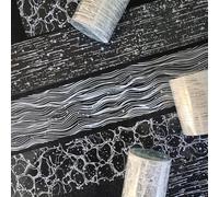 Ta Merry Scrapbooking Set di 3 rotoli Washi Tape PET Scrapbooking Stickers Bullet Journal per scrapbook fai da te calendario,taccuino fotografico,diario,Notebook(Licht)