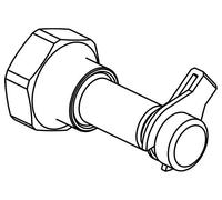 Ta Messnippel per Ta-Scope Raccordo Filettato, G 3/4