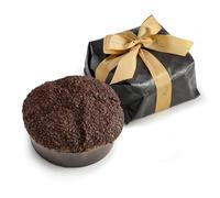 T'a Milano Panettone al Cioccolato ricoperto di cioccolato fondente e scaglie di cioccolato, 1 kg, incartato a mano, senza uvetta e senza canditi Testa di Moro