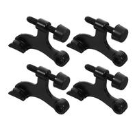 TÃ¼rscharnierstopper, schwarz, 4 StÃ¼ck, 2,4 x 1,6 x 0,7 Zoll