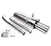 Ta Acciaio Impianto Scarico Sportivo Gr. A da Kat per BMW E36 6-Zylinder 2x76mm