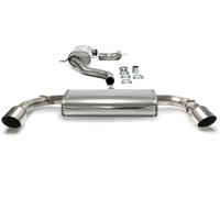 TA TECHNIX DOPPIA IMPIANTO DI SCARICO 1X100MM TAGLIO ADATTO PER VW GOLF VI GTI