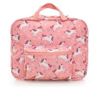TA Trend Atelier Borsa per libri tiptoi - custodia imbottita per penna educativa, accessori didatticie tablet per bambini, idrorepellente, senza PFC, rPET (Unicorno-Rosa)