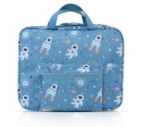 TA Trend Atelier Borsa per libri tiptoi - custodia imbottita per penna educativa, accessori didatticie tablet per bambini, idrorepellente, senza PFC, rPET (Spazio-Blu)