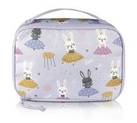 TA Trend Atelier Borsa Termica Bambini, Borsa per il Pranzo, Mini Borsa Isolata per Cosmetici, Medicine, Snack - Sostenibile (Lilla - Ballerina, 21,5 x 14,5 x 6,5 cm)