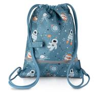 TA Trend Atelier Sacca Zaino per Bambini, Sacca Tessuto Asilo Bambino - Senza PFC, Idrorepellente, Fascia toracica, Catarifrangente